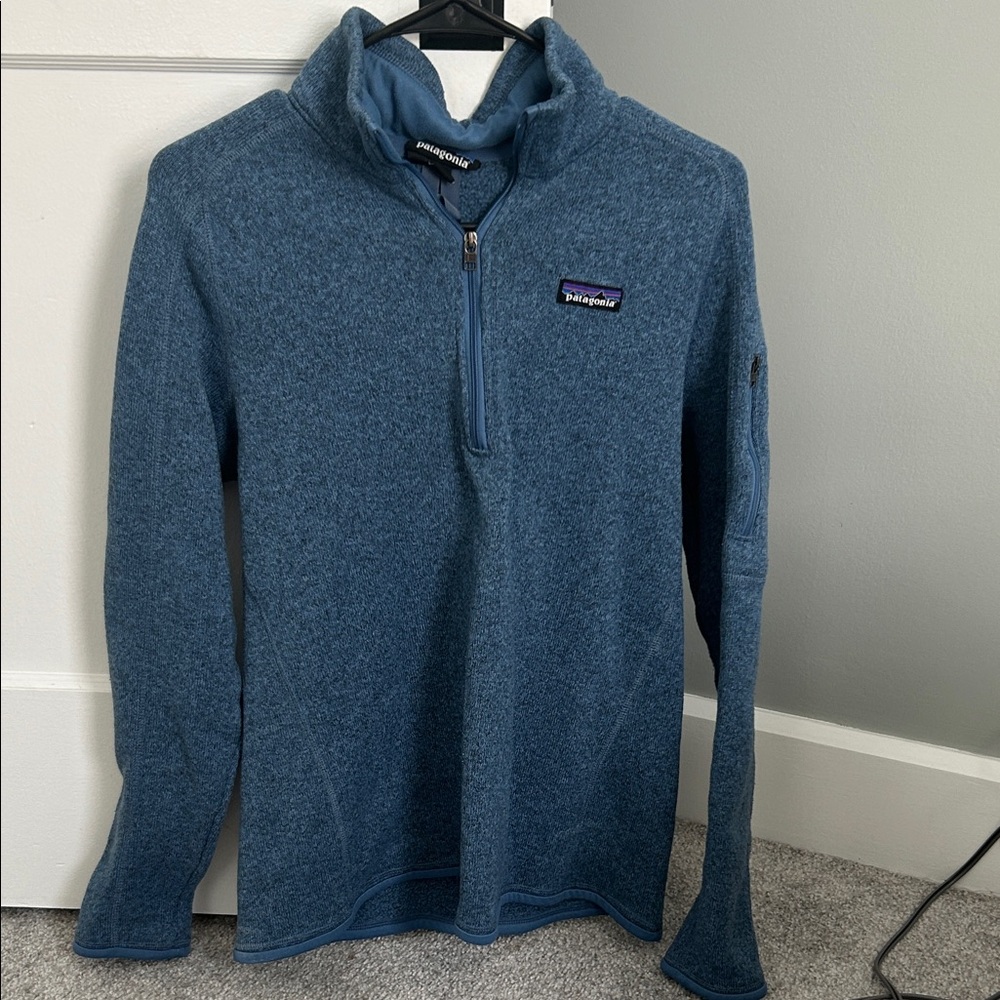 Patagonia Women’s Zip-Up Sweater in Blue